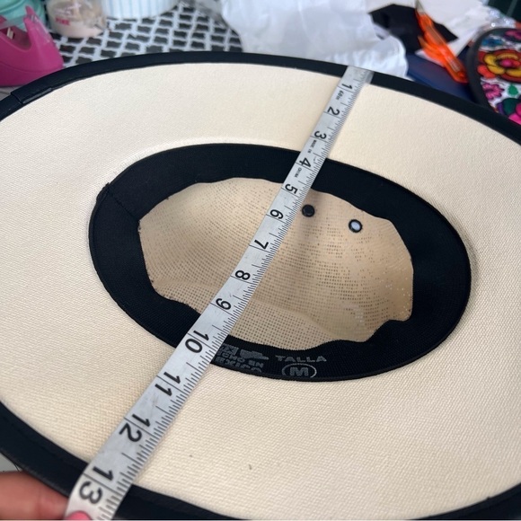 Embroidered Floral Multicolor Fedora Mexican Women Fashion Hat main image 4